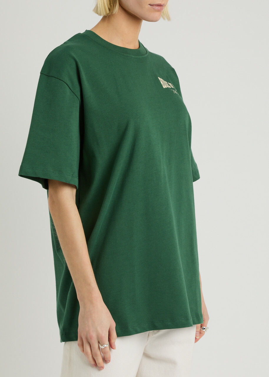 House OF Sunny Hackney Logo-print Cotton T-shirt Green