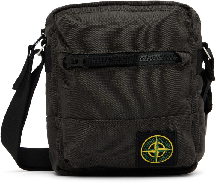Photo: Stone Island Gray 9200011 Resin Treated CORDURA 1500 Pouch