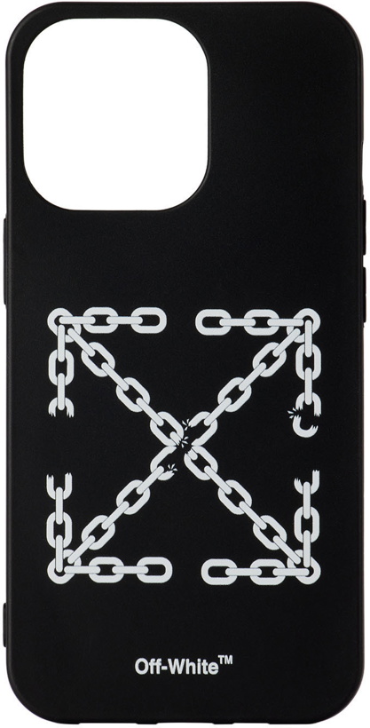Photo: Off-White Black Chain Arrow iPhone 13 Pro Case