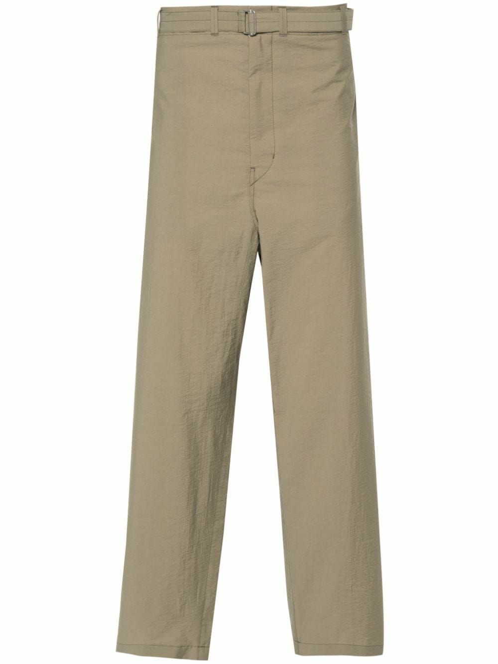 LEMAIRE Green Paneled Trousers Lemaire