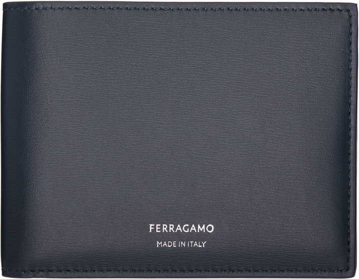 Photo: Ferragamo Blue Classic Wallet