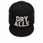 Human Made Men's Short Peak Baseball Cap in Black