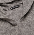 James Perse - Mélange Cotton-Jersey Hoodie - Gray