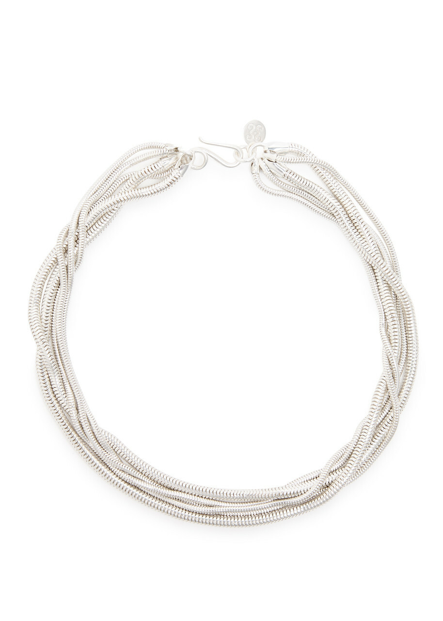 Sapir Bachar Multi-snake Sterling Silver Choker - One Size