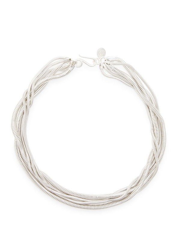 Photo: Sapir Bachar Multi-snake Sterling Silver Choker - One Size