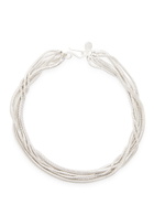 Sapir Bachar Multi-snake Sterling Silver Choker - One Size