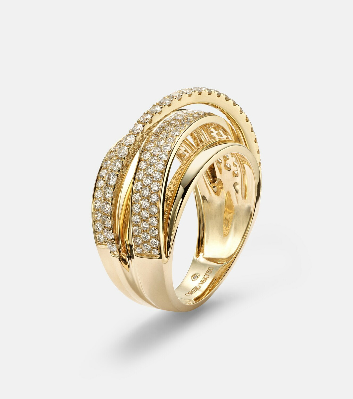 Shay Jewelry 18kt gold ring with diamonds