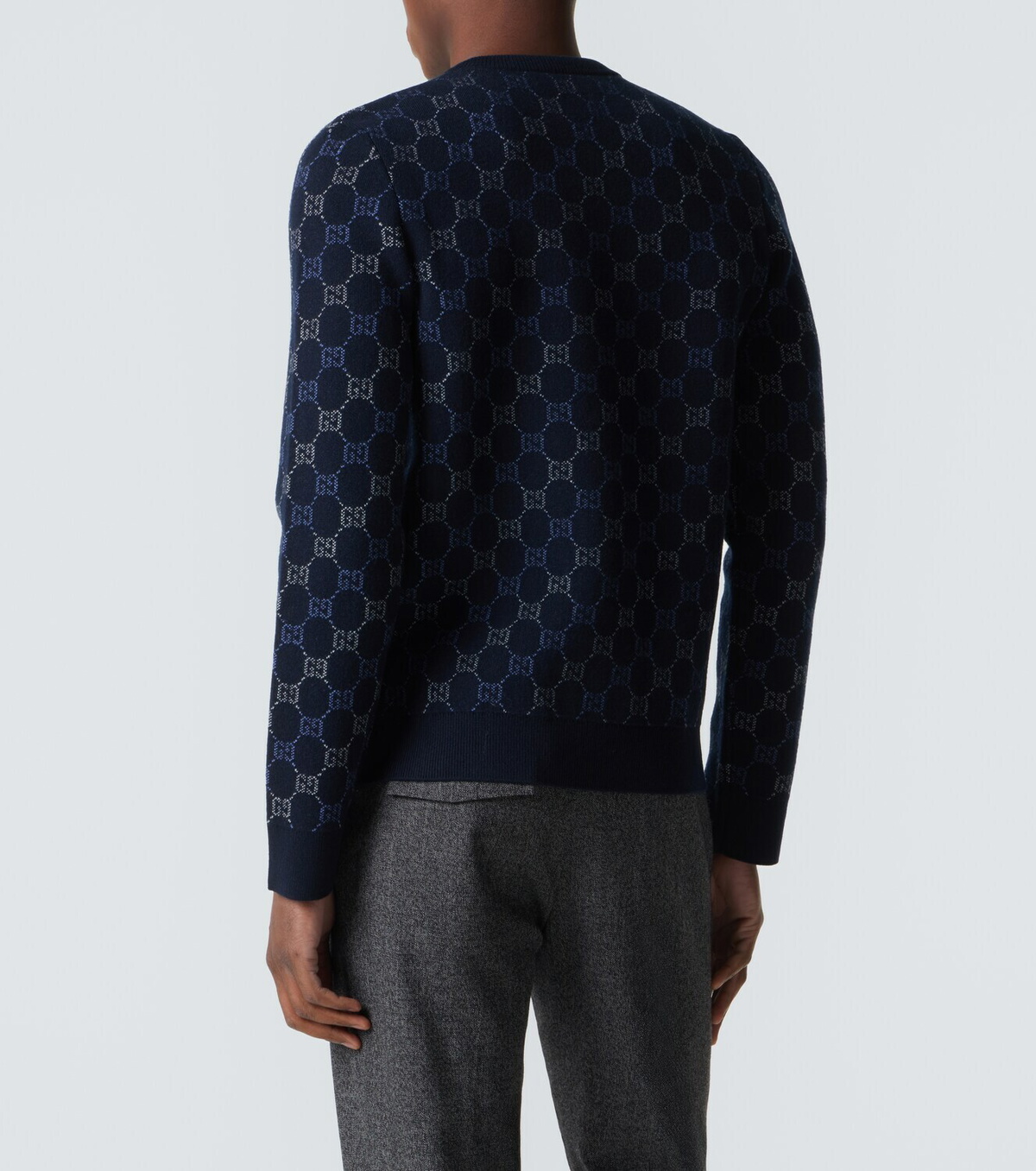 Gucci GG wool and cashmere-blend jacquard sweater