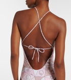 Pucci Occhi open-back swimsuit