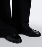The Row Nino leather Derby shoes