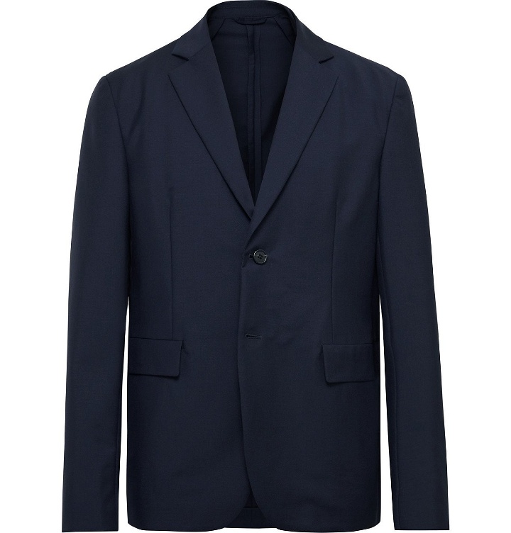 Photo: Acne Studios - Slim-Fit Unstructured Wool and Mohair-Blend Blazer - Blue