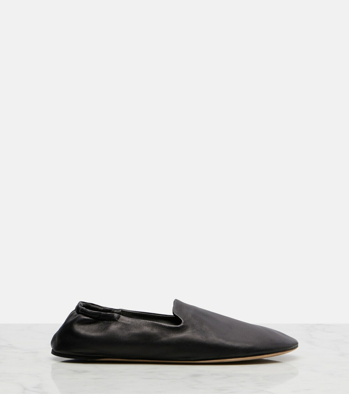 The Row Casa leather slippers