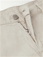 Massimo Alba - Vela Slim-Fit Straight-Leg Cotton and Linen-Blend Canvas Shorts - Neutrals