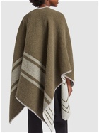 GOLDEN GOOSE - Journey Wool Blend Double Face Poncho
