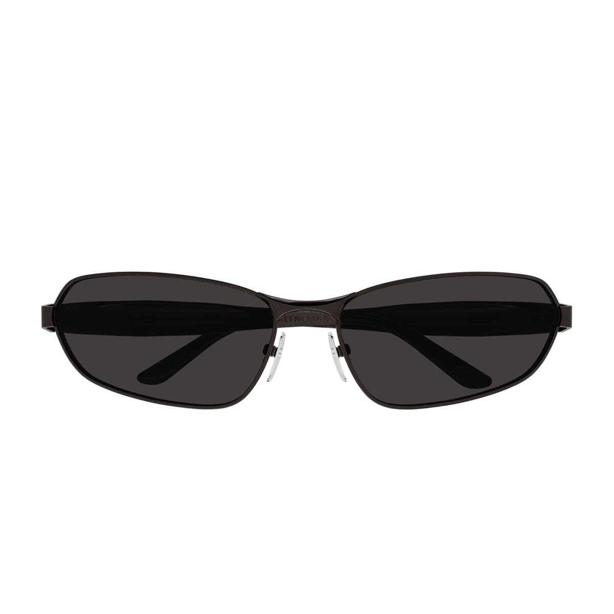 サングラス BALENCIAGA Balenciaga - BB0349S-001 - BLACK-BLACK-GREY Balenciaga BB0349S Sunglasses 001 Shiny Shiny Black - eye-oo.com
