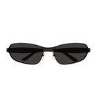 Balenciaga Eyewear Balenciaga Bb0355s Linea Extreme 001 Grey Grey Sunglasses