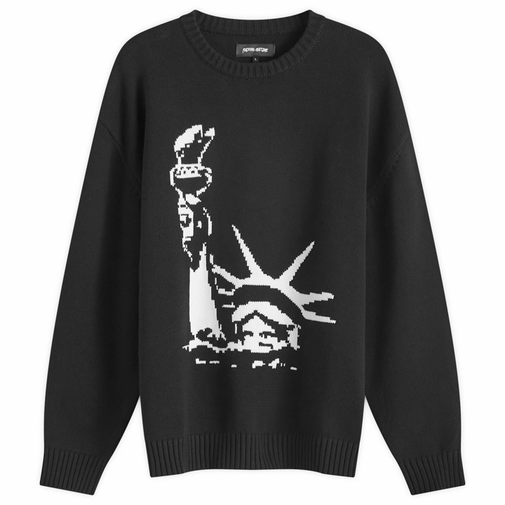Photo: Fucking Awesome Men's Liberty Knit Jumper in Black