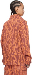 ERL Orange Flame Jacket