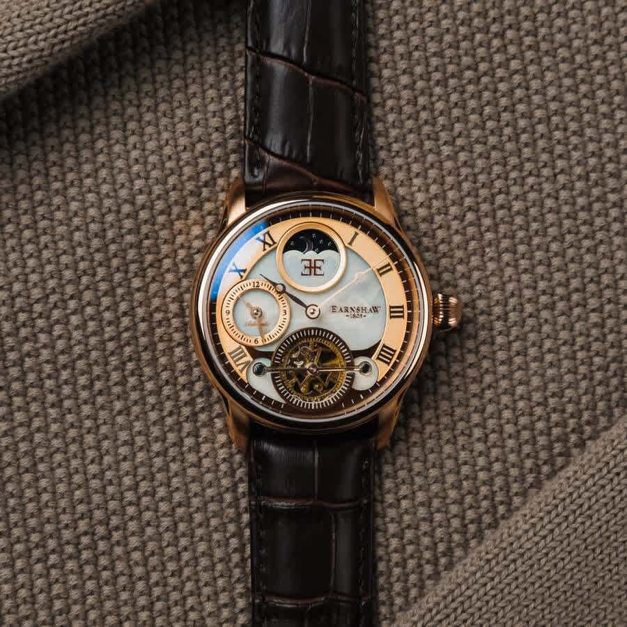 Thomas Earnshaw Longitude Rose Gold-tone Dial Mens Watch ES-8063-02