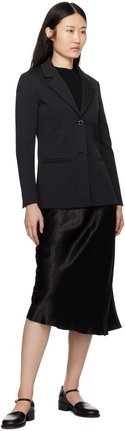 Max Mara Leisure Black Alessio Midi Skirt