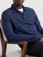 Slowear - Zanone Slim-Fit IceCotton Piqué Polo Shirt - Blue