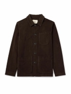 Altea - Garment-Dyed Cotton-Blend Corduroy Overshirt - Brown