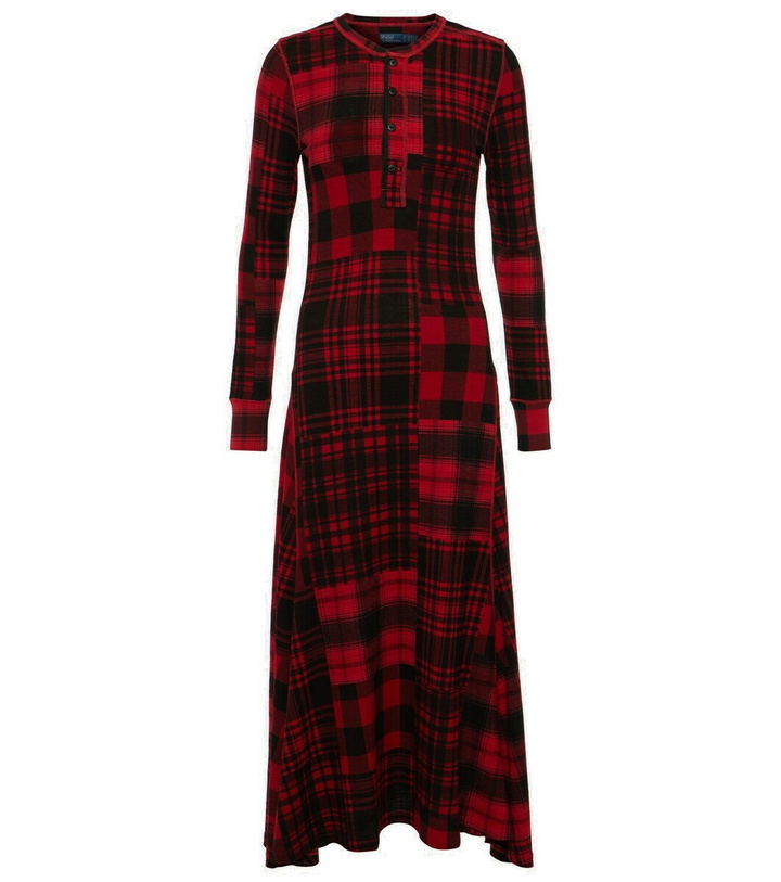 Photo: Polo Ralph Lauren Checked cotton maxi dress