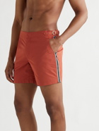 ORLEBAR BROWN - Bulldog Mid-Length Striped Swim Shorts - Pink