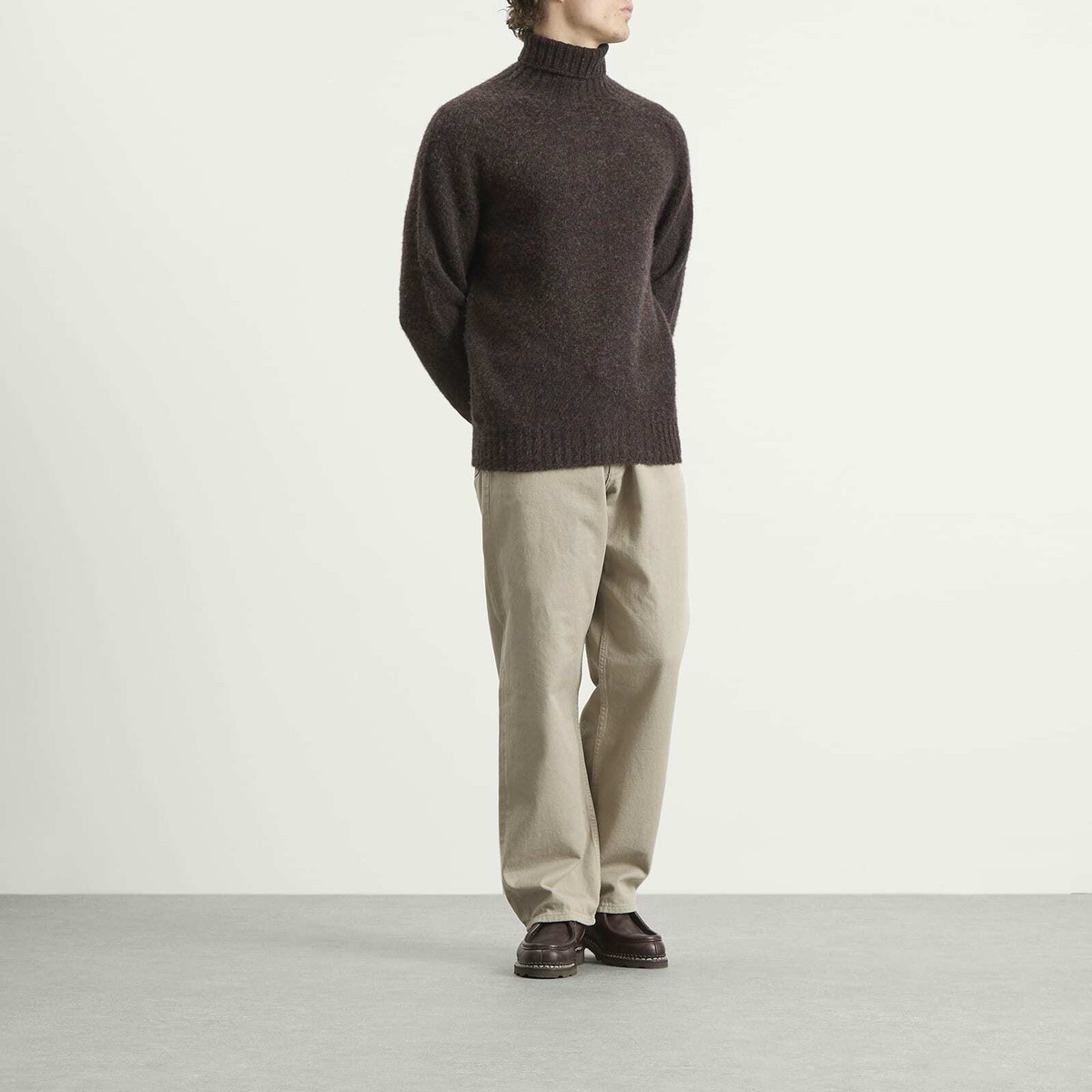 Howlin by Morrison Men's Howlin' Sylvester Roll Neck Knit in Wolf