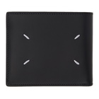 Maison Margiela Black Leather Fold-Out Bifold Wallet