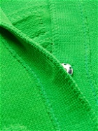 Bottega Veneta - Alphabet Logo-Intarsia Chenille Cardigan - Green