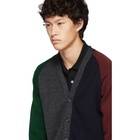 Comme des Garcons Homme Deux Multicolor Charles Kirk Edition Base Cardigan