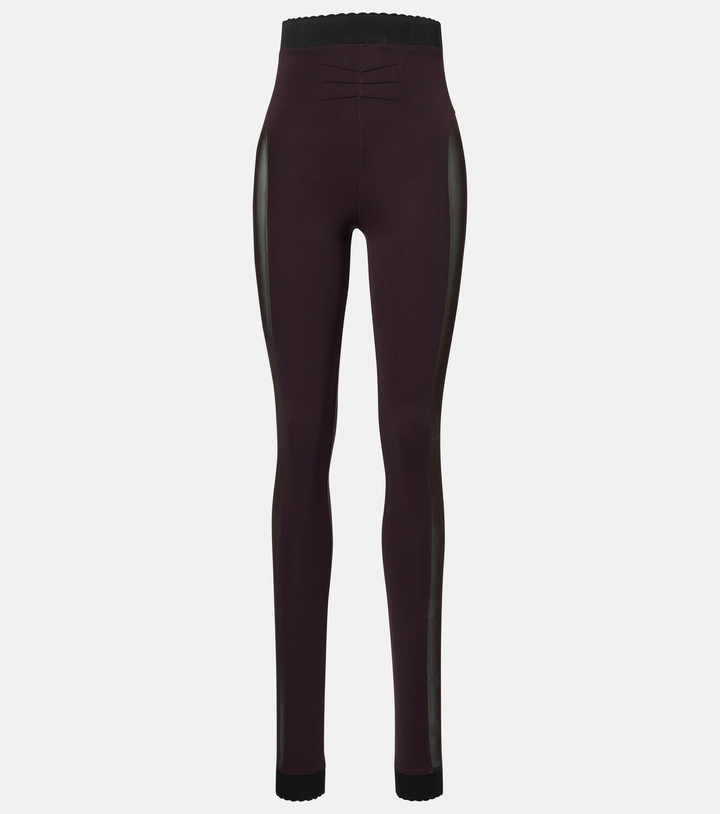 Photo: The Attico Paneled leggings
