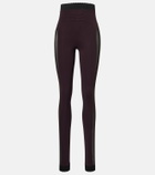 The Attico Paneled leggings