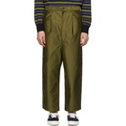 Comme des Garcons Homme Khaki Moleskin Trousers