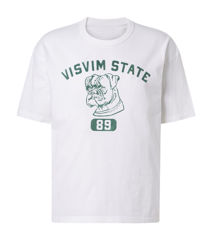 Photo: Visvim Jumbo printed cotton jersey T-shirt