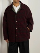 Maison Margiela - Reversible Checked Virgin Wool Parka - Green