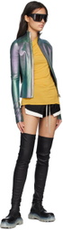 Rick Owens Green Gary Leather Jacket