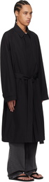 The Row Black Eugene Coat