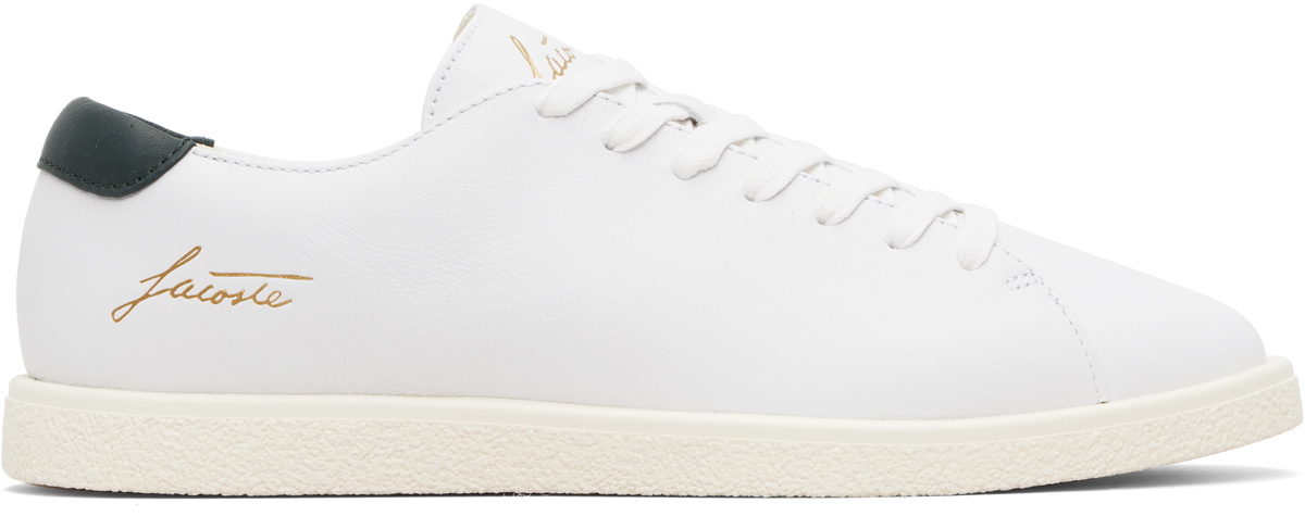 Lacoste White Linecourt Leather Sneakers