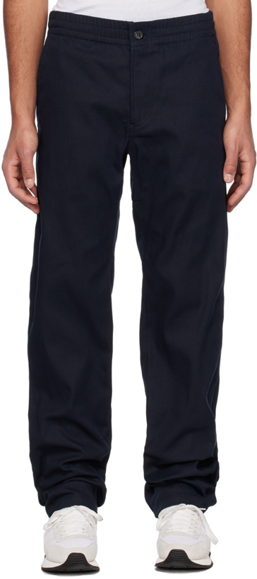 Photo: A.P.C. Navy Chuck Trousers