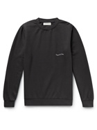 Museum Of Peace & Quiet - Wordmark Logo-Embroidered Cotton-Jersey Sweatshirt - Black