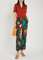 LA Double J Hendrix Floral-print Woven Trousers Multicoloured