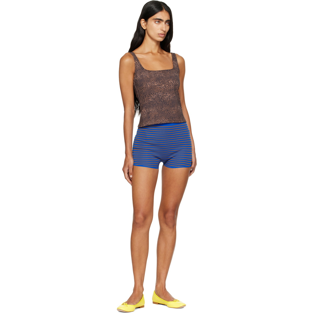 Fruity Booty Brown Shania Tankini Top