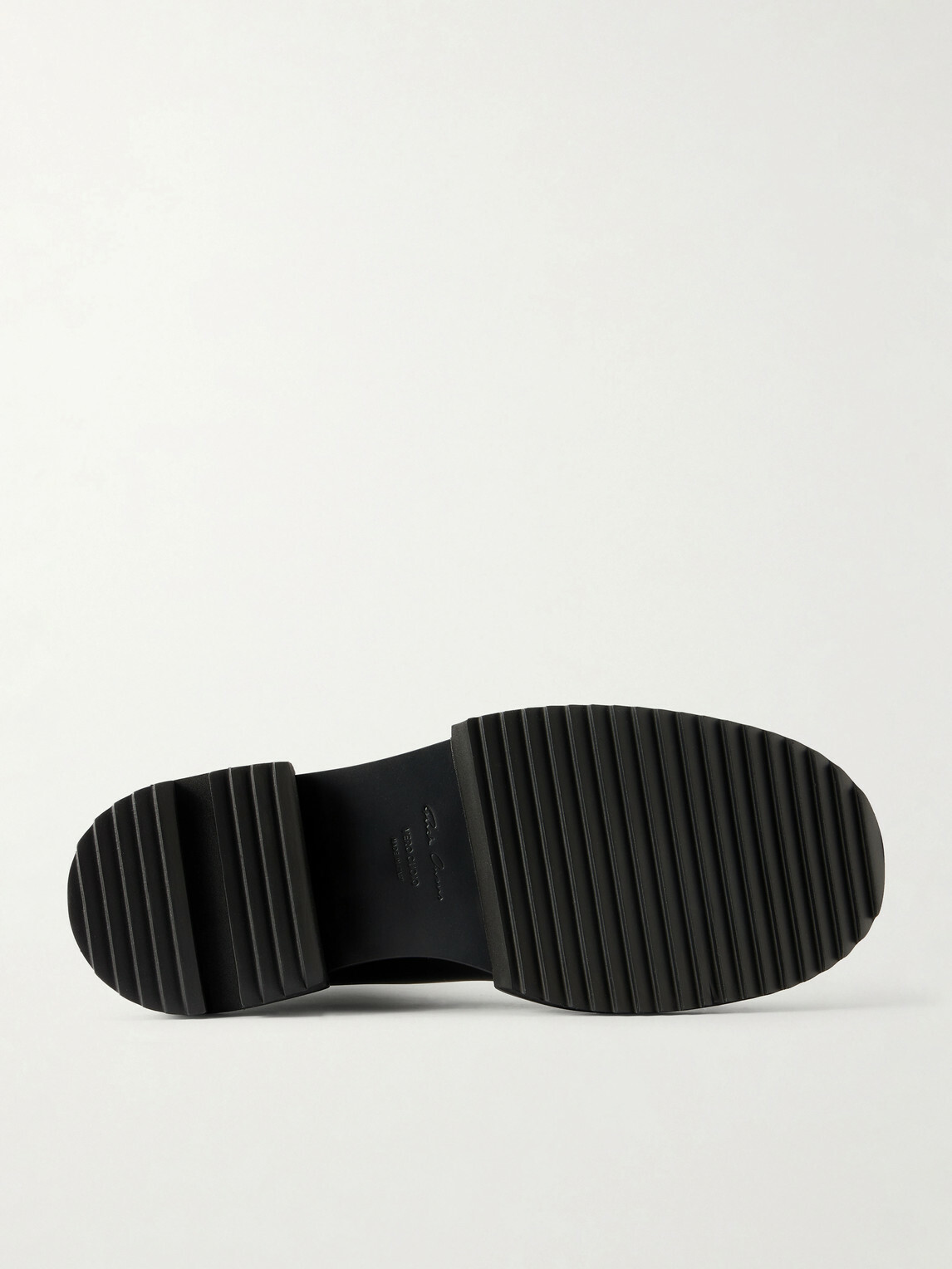 Rick Owens - Beatle Leather Chelsea Boots - Black