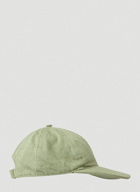 Wide Brim Baseball Cap in Green