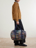 Polo Ralph Lauren - Large Patchwork Checked Cotton-Madras Duffle Bag
