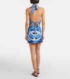 Pucci Printed silk miniskirt