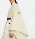 Moncler Grenoble Belted mohair, alpaca, wool-blend sweater