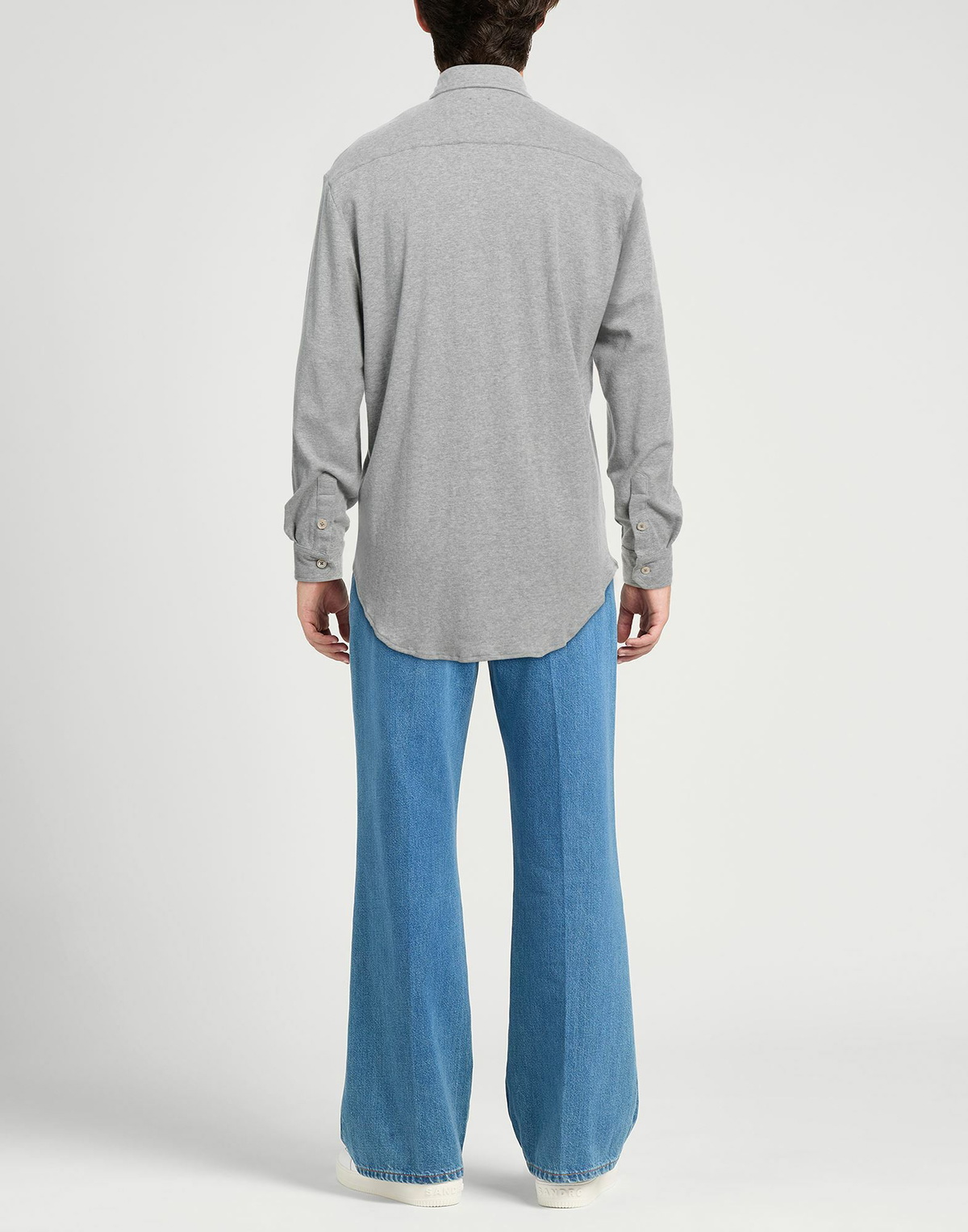 Eleventy Mens Shirt in Grey